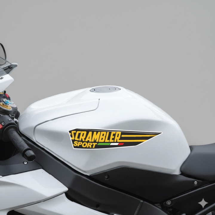 Ducati Scrambler Sport Stickers Decals - DecalsHouse