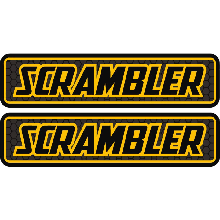 Ducati Scrambler Style 2 Stickers Decals - DecalsHouse