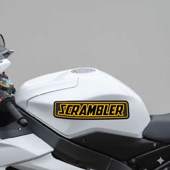Ducati Scrambler Style 2 Stickers Decals - DecalsHouse