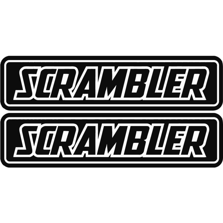Ducati Scrambler Style 3 Stickers Decals - DecalsHouse