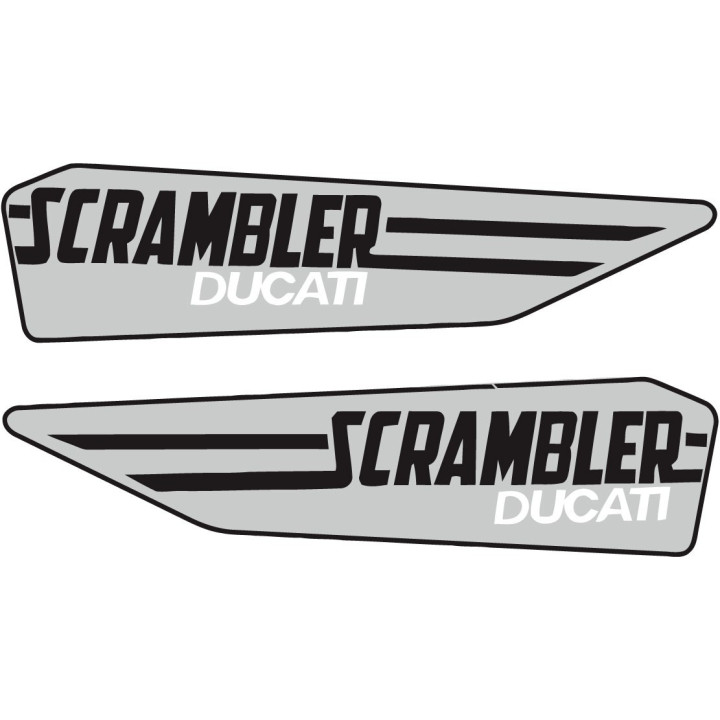 Ducati Scrambler Style 6 Stickers Decals - DecalsHouse