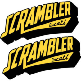 Ducati Scrambler Style 9 Stickers Decals - DecalsHouse