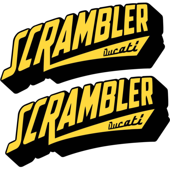 Ducati Scrambler Style 9 Stickers Decals - DecalsHouse