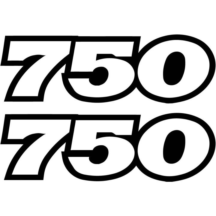 Ducati Supersport 750 Black And White Stickers Decals - DecalsHouse