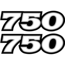 Ducati Supersport 750 Numbers Stickers Decals - DecalsHouse