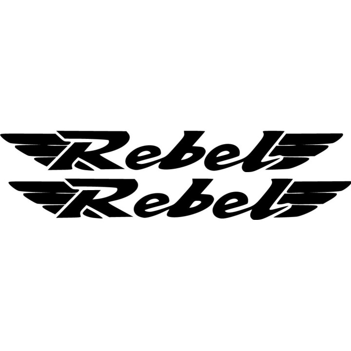 Honda Rebel 250 Style 2 Stickers – CMX 250 300 500 Cruiser Decals (2-Pack)