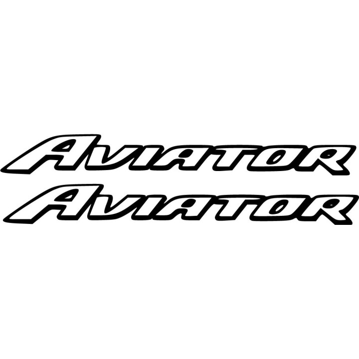 Honda Aviator Outline Die Cut Stickers Decals - DecalsHouse