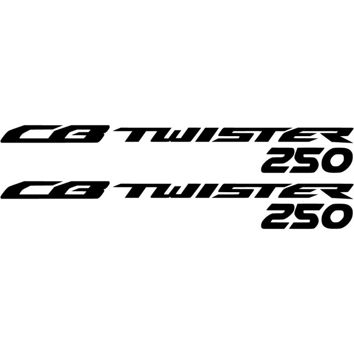 Honda Cb 250 Twister Die Cut Stickers Decals - DecalsHouse