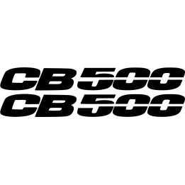 Honda Cb 500 Die Cut Style 2 Stickers Decals - DecalsHouse