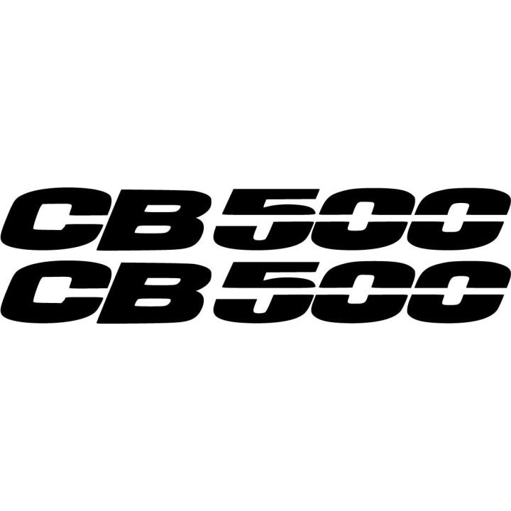 Honda Cb 500 Die Cut Style 2 Stickers Decals - DecalsHouse