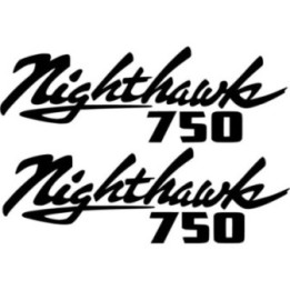 Honda CB750 Nighthawk Stickers – Style 3 Classic Decals (2-Pack)