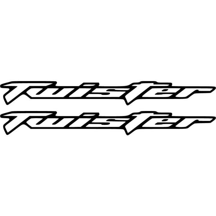 Honda Cb Twister Die Cut Outline Stickers Decals - DecalsHouse