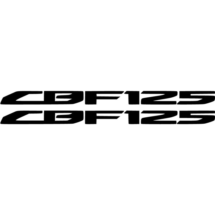 Honda Cbf 125 Die Cut Style 3 Stickers Decals - DecalsHouse