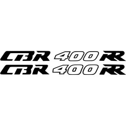 Honda Cbr 400 Fireblade Die Cut Style 3 Stickers Decals - DecalsHouse