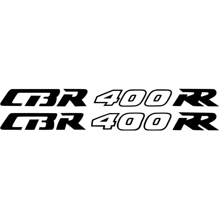 Honda Cbr 400 Fireblade Die Cut Style 3 Stickers Decals - DecalsHouse