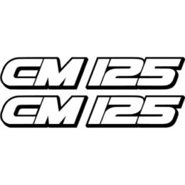 Honda Cm 125 Die Cut Outline Stickers Decals - DecalsHouse