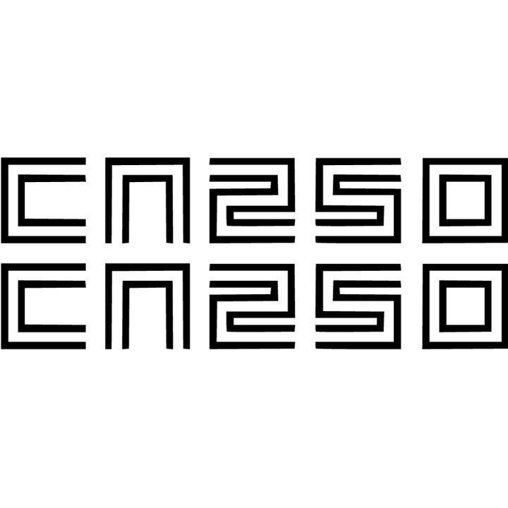 Honda Cn 250 Die Cut Stickers Decals - DecalsHouse