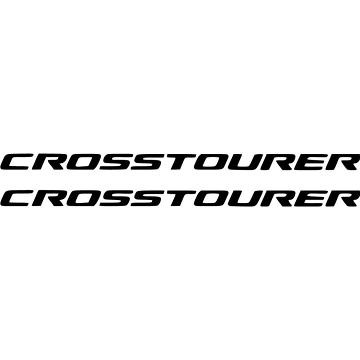 Honda Crosstourer Die Cut Lettering Stickers Decals - DecalsHouse