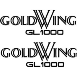 Honda Gl 1000 Gold Wing Die Cut Style 2 Stickers Decals - DecalsHouse