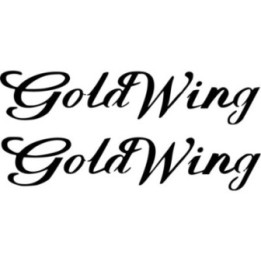 Honda Gl Gold Wing Die Cut Style 3 Stickers Decals - DecalsHouse