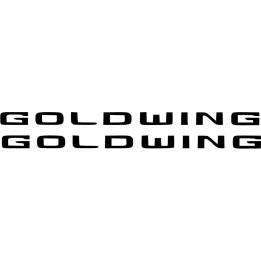 Honda Gl Gold Wing Lettering Die Cut Stickers Decals - DecalsHouse
