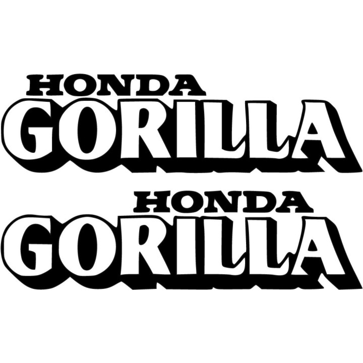 Honda Gorilla Die Cut Stickers Decals - DecalsHouse