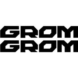 Honda Grom Lettering Die Cut Stickers Decals - DecalsHouse