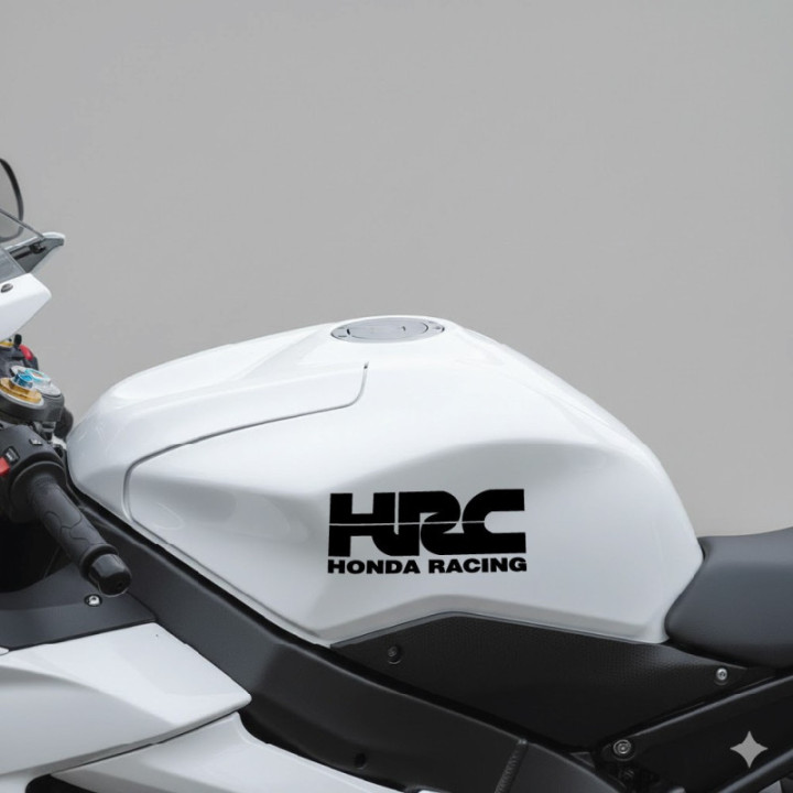 Honda HRC Racing Stickers – Honda Racing Corporation Motorcycle Decals (2-Pack)