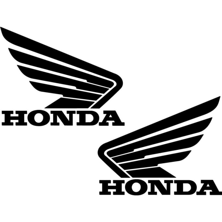 Honda Logo Wings Die Cut Stickers Decals – High-Quality Vinyl Decals (2×)