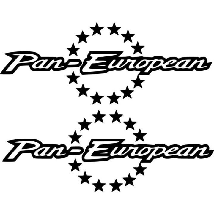 Honda Paneuropean Die Cut Style 2 Stickers Decals - DecalsHouse