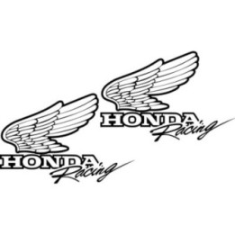 Honda Racing Die Cut Style 4 Stickers Decals - DecalsHouse