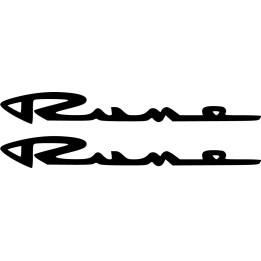 Honda Rune Die Cut Stickers Decals - DecalsHouse