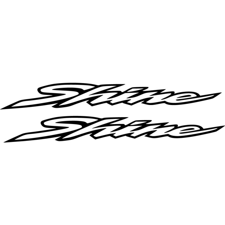 Honda Shine Die Cut Stickers Decals - DecalsHouse