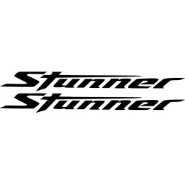 Honda Stunner Die Cut Stickers Decals - DecalsHouse