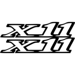 Honda X Eleven Die Cut Stickers Decals - DecalsHouse