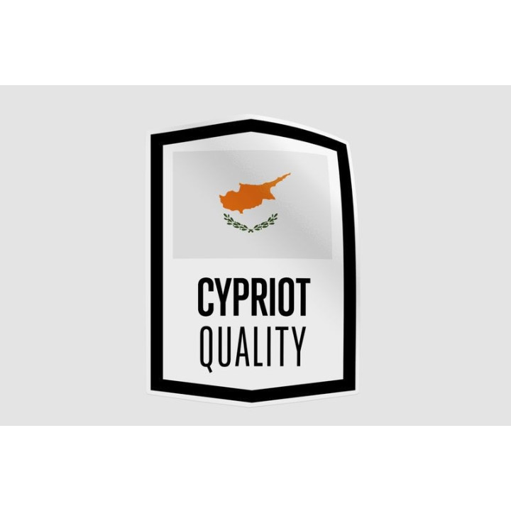 Cyprus Quality Label Style 3 Sticker - DecalsHouse