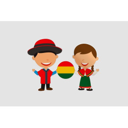 Bolivia Traditional Dress Sticker - DecalsHouse