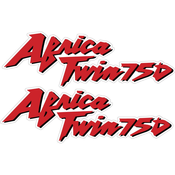 Honda Africa Twin 750 Stickers – XRV750 Rally Tourer Decals (2-Pack)