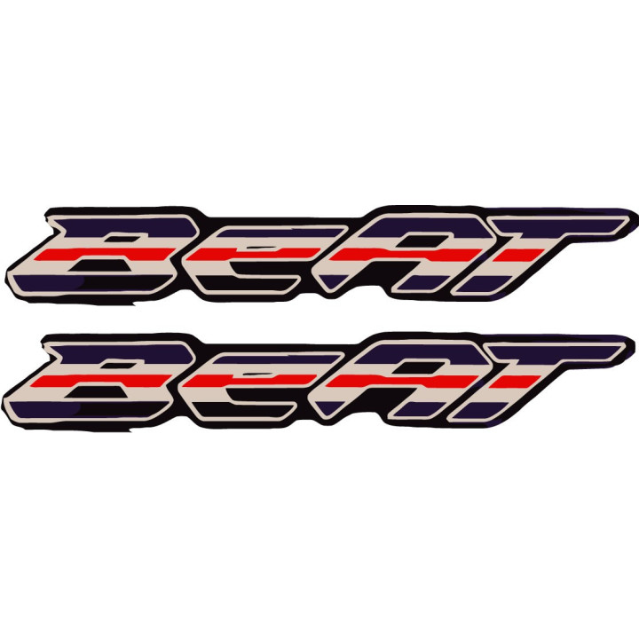 Honda Beat Style 2 [Converted] Stickers Decals - DecalsHouse