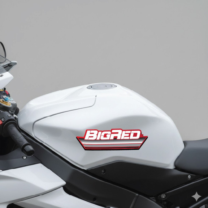 Honda Big Red ATV Stickers – Utility Off-Road Quad Decals (2-Pack)