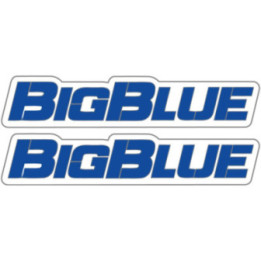 Honda Big Red Blue 3 Stickers Decals - DecalsHouse