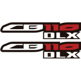 Honda Cb 110 Dlx Stickers Decals - DecalsHouse