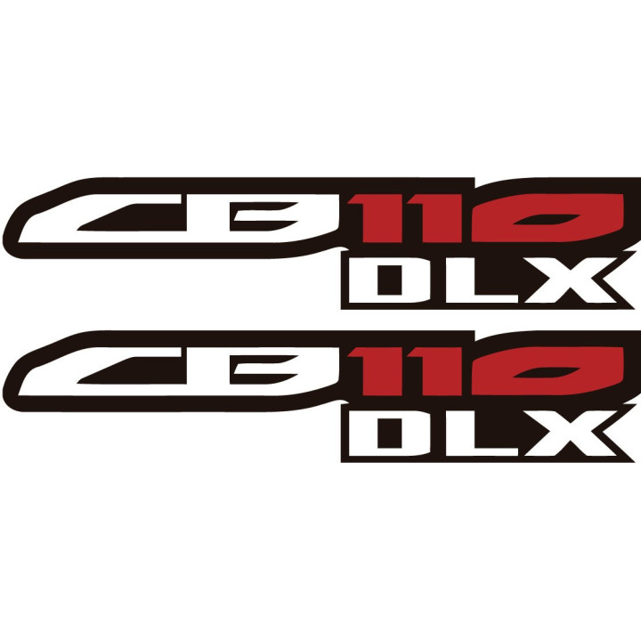 Honda Cb 110 Dlx Stickers Decals - DecalsHouse