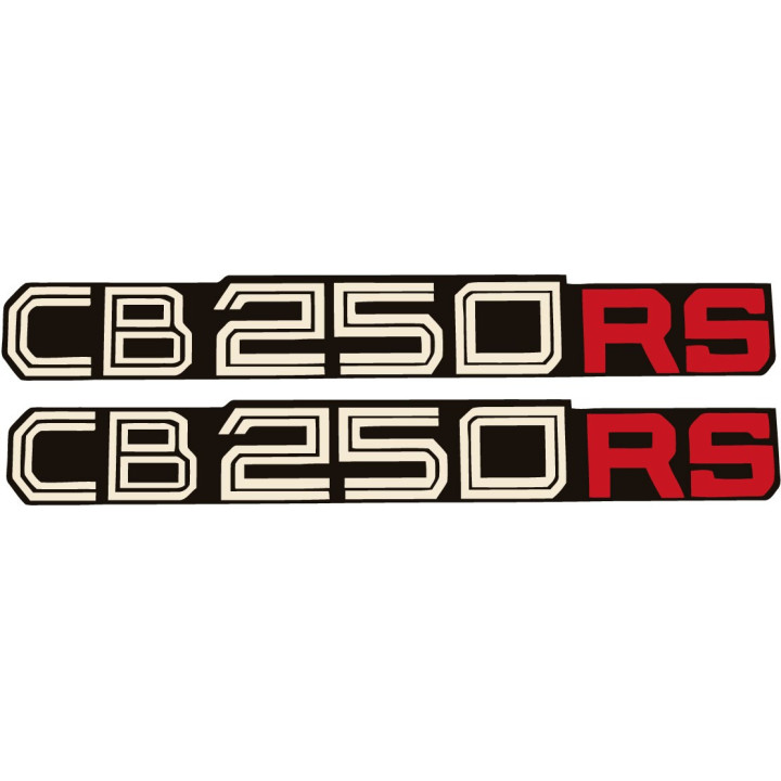Honda CB250RS Stickers – Classic Café Racer Commuter Decals (2-Pack)