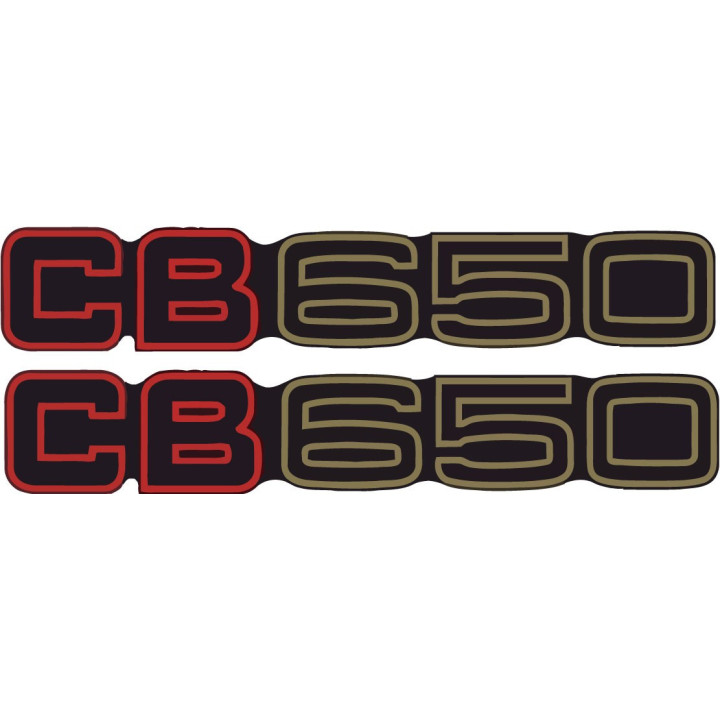 Honda CB650 Stickers Style 2 - Street Bike Decals (2-Pack)