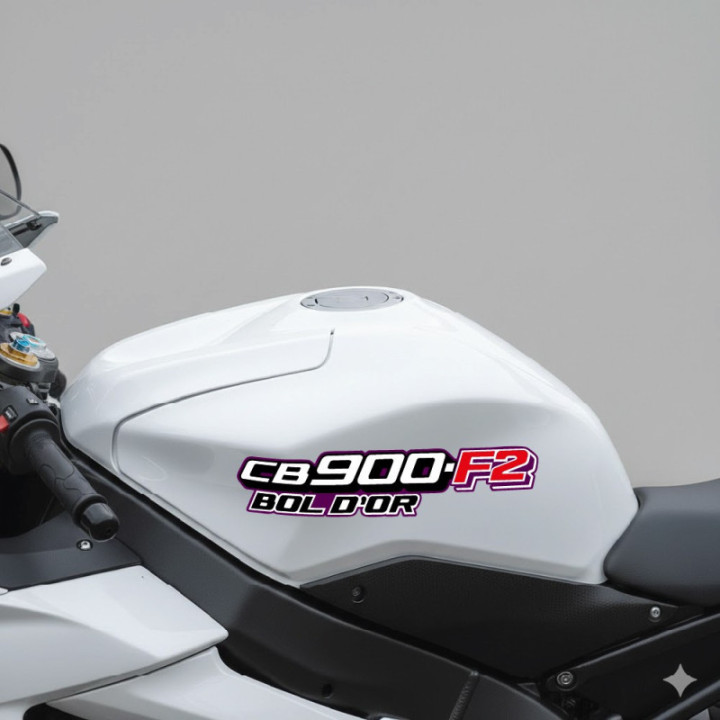 Honda CB900F2 Stickers – Bol d'Or Classic Motorcycle Decals (2-Pack)