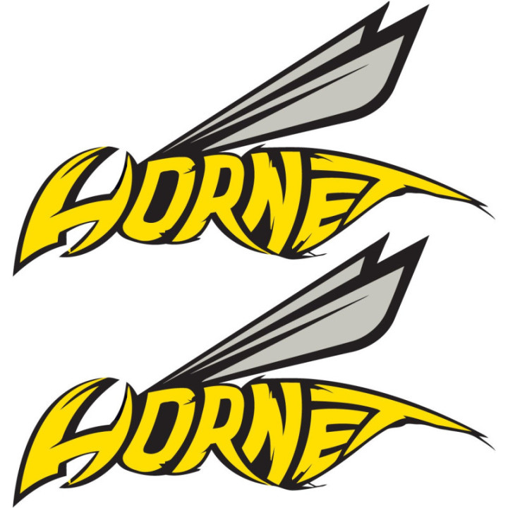 Honda CB Hornet Bee Logo Stickers – CB600F CB750 Naked Decals (2-Pack)