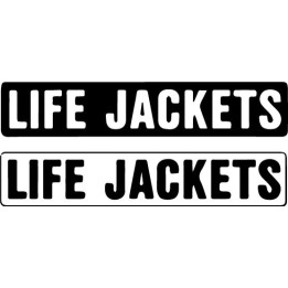 Buy Label Life Jackets Or Background Boat Kit Decal Sticker Online