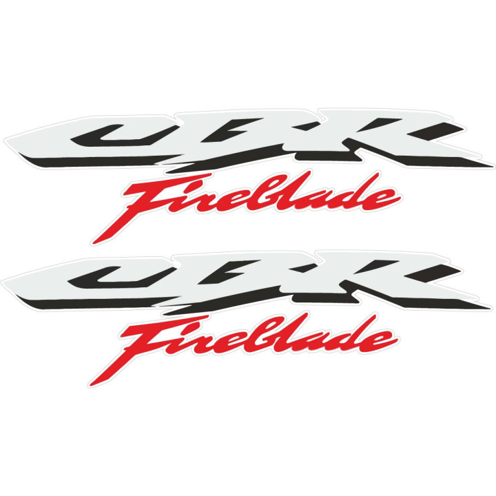 Honda Fireblade Stickers Style 2 - CBR1000RR Decals (2-Pack)