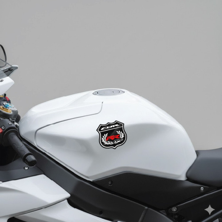 Honda CBR Racing Badge Stickers – CBR600RR Fireblade Decals (2-Pack)